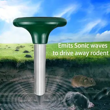 

Eco-Friendly Solar Yard Ultrasonic Outdoor Efficient Rodent Powered Pest Vole Snake Garden Insect Mole Sonic