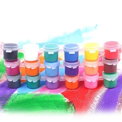2022 12 Colors Acrylic Paints with 2 Brushs DIY Graffiti Pigment Set for Oil Painting Paint Set Acrylic Color Powder Wholesale