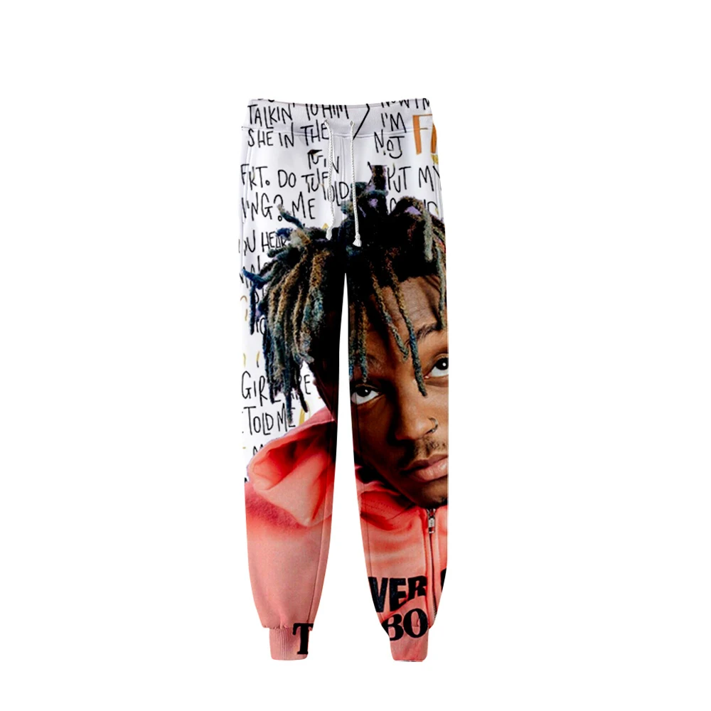 Juice wrld штаны с 3D принтом для мужчин/женщин, новая распродажа, модные штаны в стиле Харадзюку, juice wrld 3D штаны, повседневные штаны