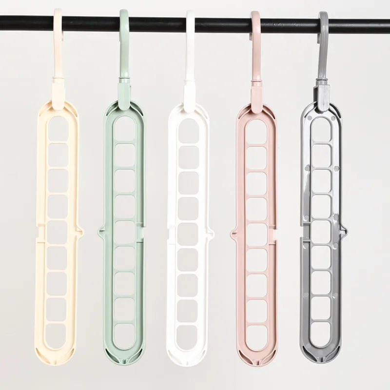 Hangers Multifunction Support Clothes Drying Rack Creative Clothes Hanger Plastic Scarf Hangers Home Storage Racks JJJRY66