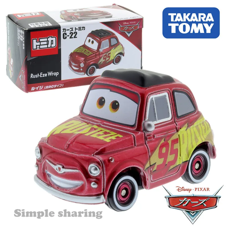 Takara Tomy Disney Тачки Tomica C 22 Супер Марио и Луиджи (RRC Тип) миниатюрный популярные