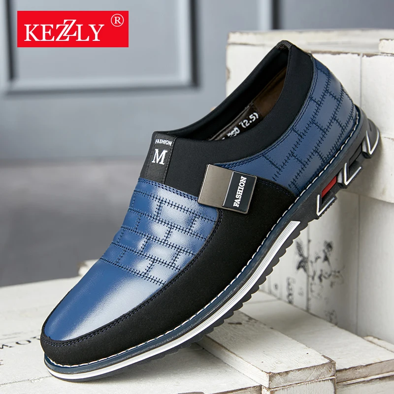 Kezzly Men's New Business Men's Shoes Fashion Large Size Men's Shoes 38