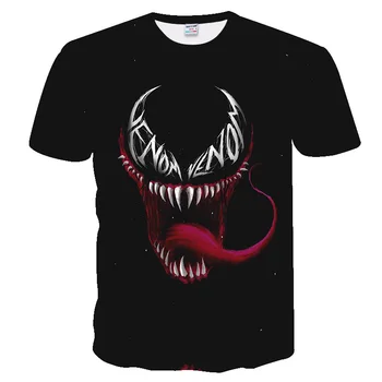

New arrive popular marvel movie venom t shirt men women 3D print fashion short sleeve tshirt streetwear casual summer tops