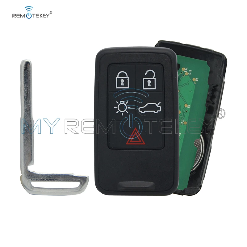 Умный Автомобильный ключ Remtekey 434 МГц 5 кнопок KR55WK49266 для Volvo S60 V60 XC60 2011 2012 2013 2014 2015 2016