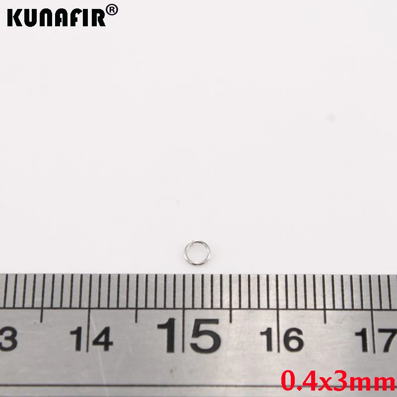 Стальные колечки из нержавеющей стали 0 4 8 мм 200 шт. 1000 аксессуары для