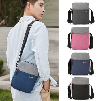 

Men Diagonal Mini Shoulder Multi-Function Mobile Phone Bag Outdoor Sports Bag Handbag Crossbody bag Anti-theft Pack Fashion
