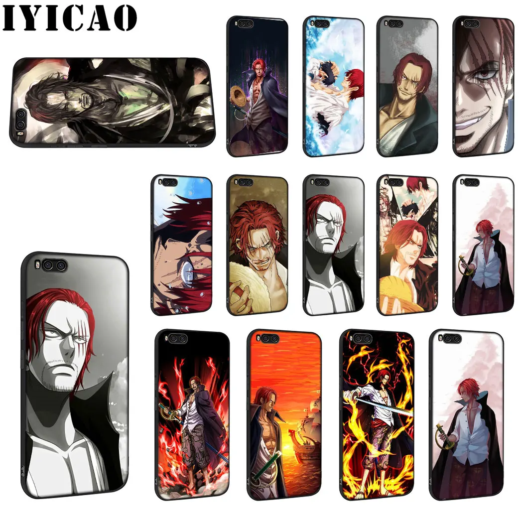 IYICAO One Piece Shanks Soft Case for Xiaomi Mi 9 8 6 A2 Lite A3 9T Pro A1 F1 MAX 3 2S CC9E 8SE Phone Cover | Мобильные телефоны и