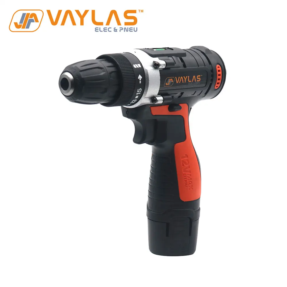 

12V 25N.m Single Speed Electric Screwdriver Rechargeable Power Tool Cordless Drill with 1 Rechargeable Lithium Battery