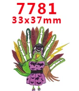 30 шт мультяшный персонаж плоское украшение из смолы PR 7767 - Цвет: 7781