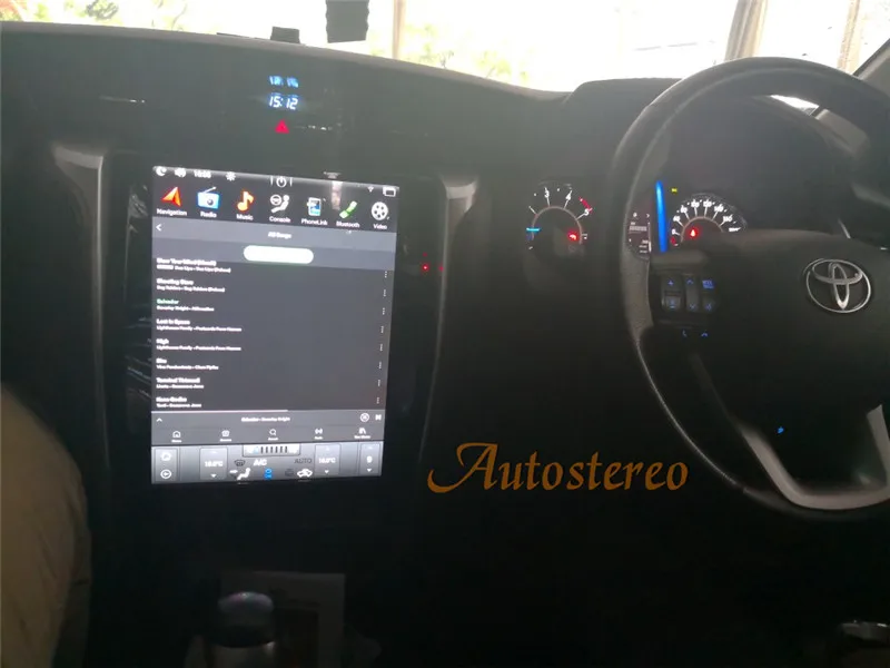 Tesla стиль Android 9,0 автомобильный gps-навигация, dvd-плеер для Toyota Fortuner+ Авто Радио стерео головное устройство мультимедийный плеер