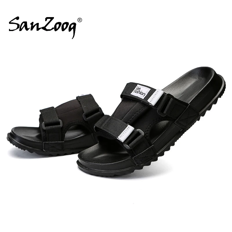 Artículo caliente Zapatillas informales de verano para hombre, sandalias deslizantes para playa y exterior, talla grande 49 50, gran oferta, envío directo, 2021 Q5Xy9EwX