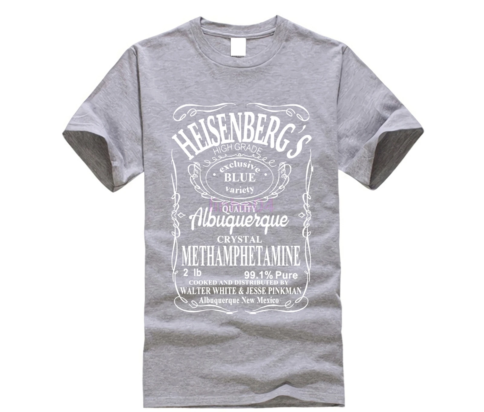 Hermanos T-Shirt Man Breaking Bad T Shirt Men Walter White Cook Tops Heisenberg Men Tops Tees