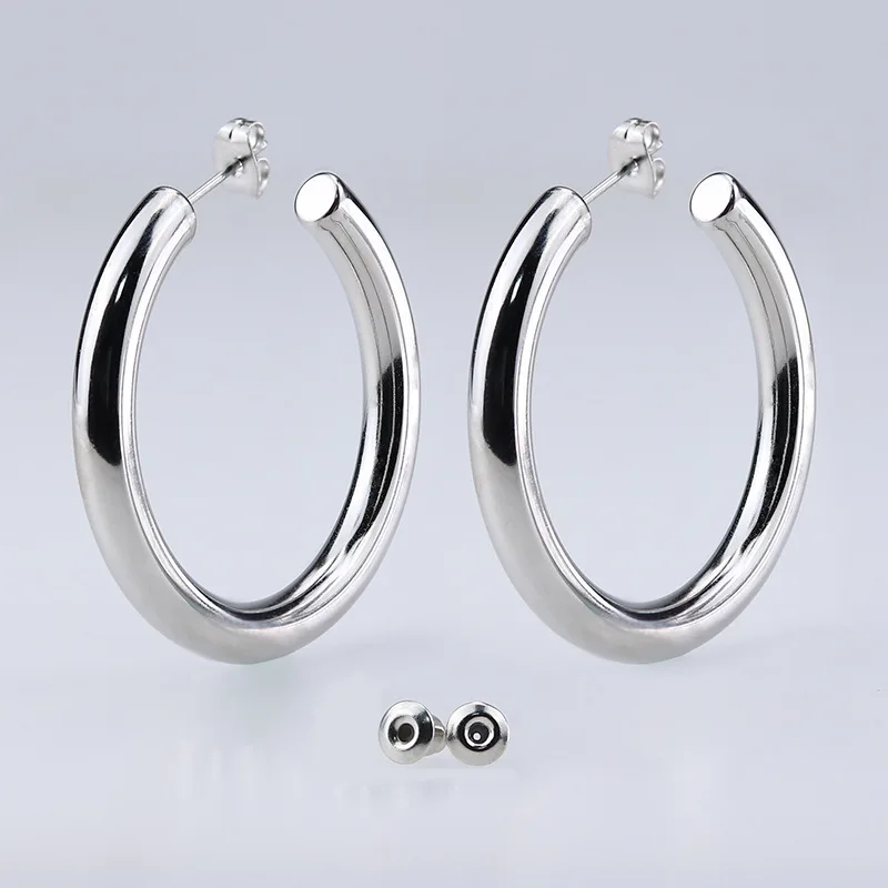 Platinum Diamond Small Hoop Huggy Earrings – Chris Correia