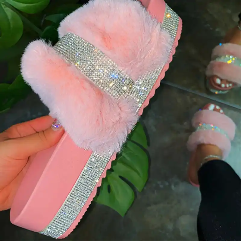 bling house slippers