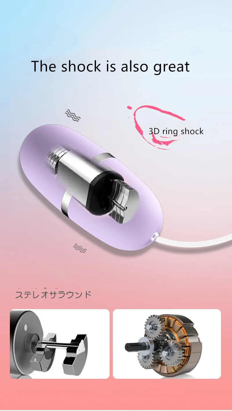 Œuf Vibrant Avec Télécommande — Vibromasseur Clitoridien Silicone Rose Imperméable (Sextoy Femme)