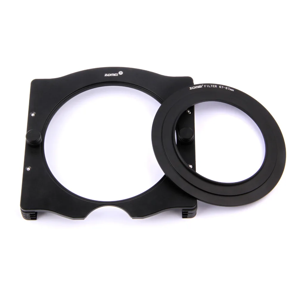 Zomei Aluminum Square Filter Holder & Adapter Ring 67/72/77/82/86mm for ZOMEI Lee Cokin Z 100mm Filter