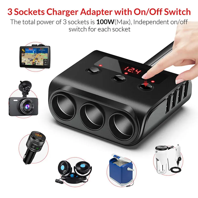 ڵ ð, 12V, 4 USB ڵ ð  й,  DVR ȭ , Ʈ  SUV