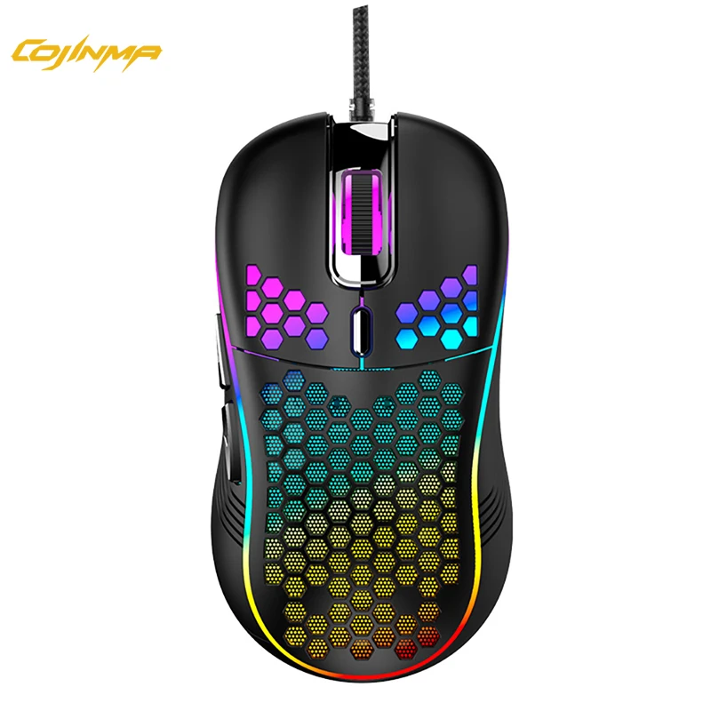 Проводная игровая мышь RGB с цветсветодиодный ными лампами 6 кнопок 4