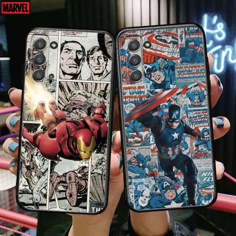 Популярные обои чехол для телефона с супергероями корпус SamSung Galaxy s6 s7 S8 S9 S10E S20 S21 S5