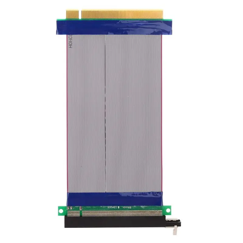 Прямая поставка PCI-E 16X к 16X Riser удлинитель карты адаптер PCIe 16X PCI Express Гибкий кабель Z09 Прямая поставка