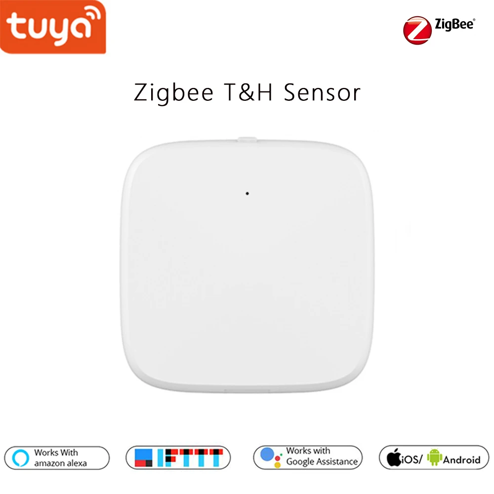 Tuya умный дом Zigbee шлюз концентратор Датчик температуры и влажности, комплекты охранной сигнализации работает Alexa, Google