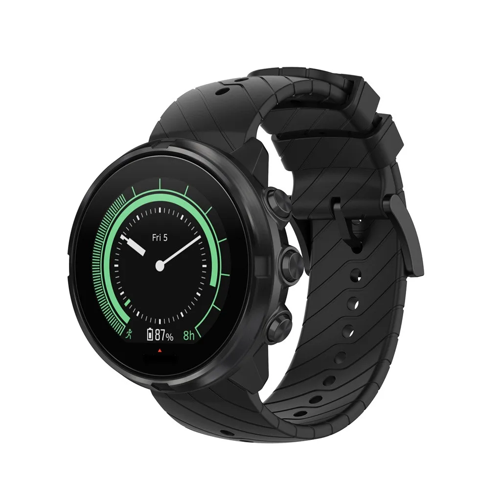 CARPRIE силиконовый сменный спортивный ремешок для наручных часов Suunto 9 Аксессуары для умных часов модный ремешок для наручных часов 24 мм