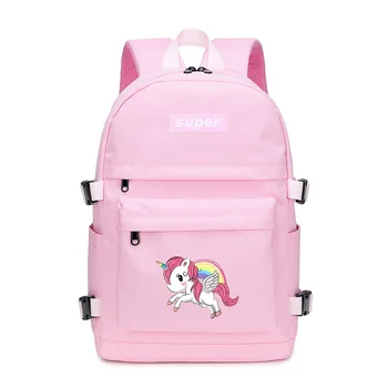 

Unicorn backpack lovely cute Canvas bag backpack travel Shoulder Bag for girls BD kawaii backpack cute women black backpack