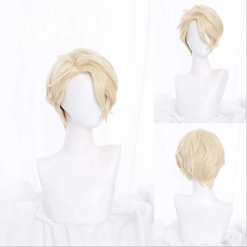 Caballeros rubia peluca Rick carnaval peluca rubia wig