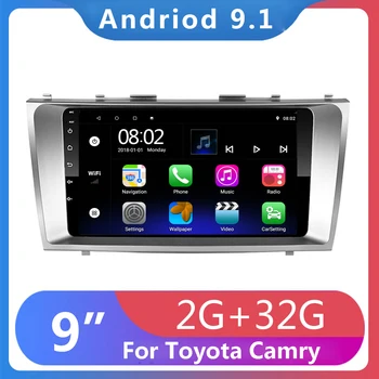 

9'' Android 9.1 Car Multimedia Video Player 2 Din Car Radio Stereo For Toyota Camry 2007 2008 2009-2011 GPS Navigation Head Unit