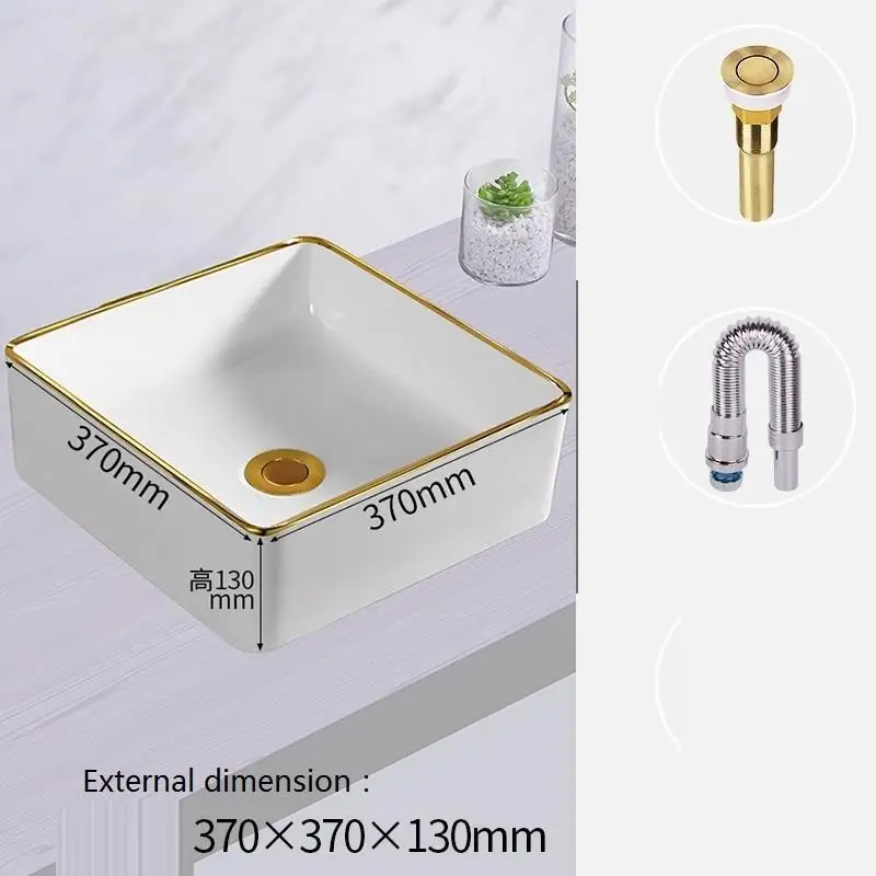Mano Umywalka Nablatowa wastatel Da Appoggio Banyo Wasbak Vanity Fregadero Para De Pia Banheiro раковина для ванной Lavabo умывальник - Цвет: Number 3