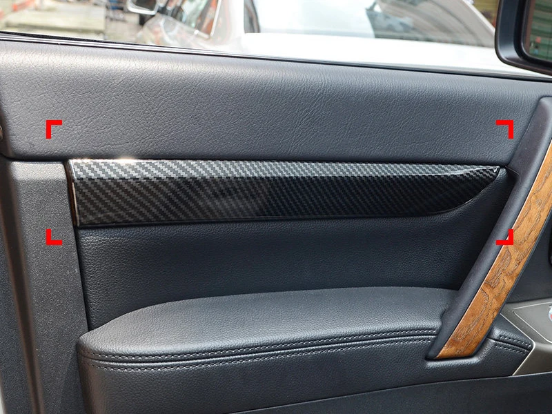 Подходит для Mitsubishi Pajero V80 2007- автомобильный Стайлинг ручка двери автомобиля стикер для выемки защитные полоски 4 шт авто аксессуары