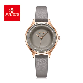 

JULIUS Women Wristwatch Elegant Student Quartz Watch Waterproof Leather Watches Ladies Business Watch Reloj Mujer