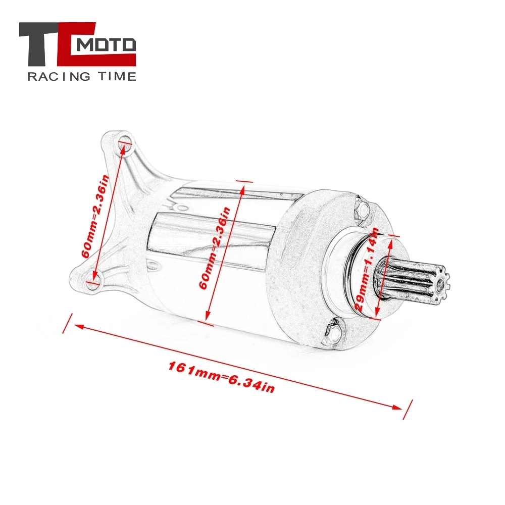 Motorcycle Starter Electrical Engine Starter Motor For Yamaha XV250 V-Star Virago XVS 125 XVS 250 Drag Star 4DN-81800-00