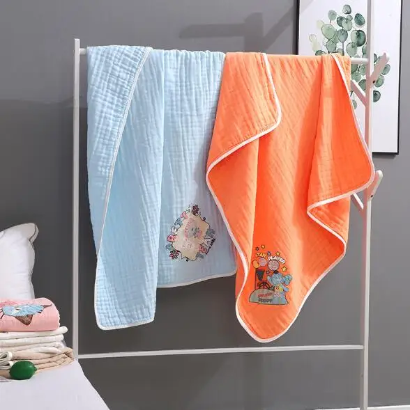 Baby Bath Towel Muslin Swaddle Wraps cotoon stroller blanket Infant baby multifunction towels Sleeping wraps YMM037