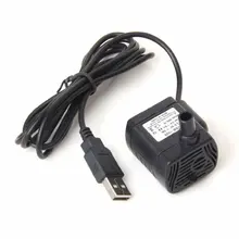 USB-1020 Micro Submersible Pump DC3.5V-9V 3W Aquarium Fish Tank Fountain Pond water Pump For Garden Fish Pond