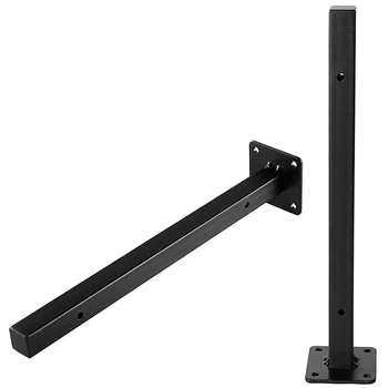 

Heavy Duty Floating Shelf Brackets-300 mm Blind Industrial Metal Shelf Supports, Wall Mounted Concealed Hardware Brace for DIY o