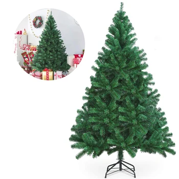 

Artificial Christmas Trees with Plastic Support Easy Green Assembly Natural PVC Material