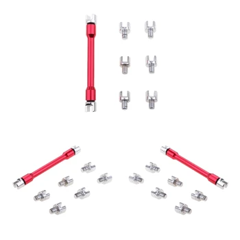 

3 Sets Motorcycle Wheel Spoke Wrench Set Handle Repair Tool 5.4mm-6.8mm Red