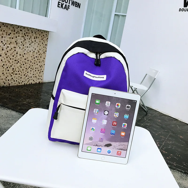 

Simple MORI Series Backpack Travel Leisure Bag Canvas Schoolbag Women's Korean-style Campus High School College Student Backpack