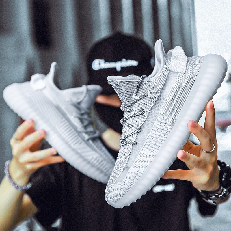 

Marathon couple shoes autumn mesh breathable running shoes 350v2 casual fashion comfortable sports shoes (walker)