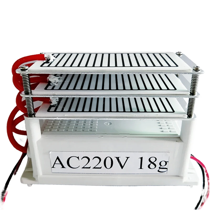 

Portable Ozone Generator air purifier 18g 220v Air Purifier sterilier 3 layer ozone plate odor eliminator ozonator ozonizer