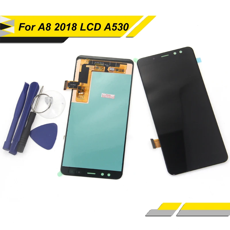 

Display LCD Screen for SAMSUNG Galaxy A8 2018 LCD A530 Display Touch Digitizer Replacement+tools