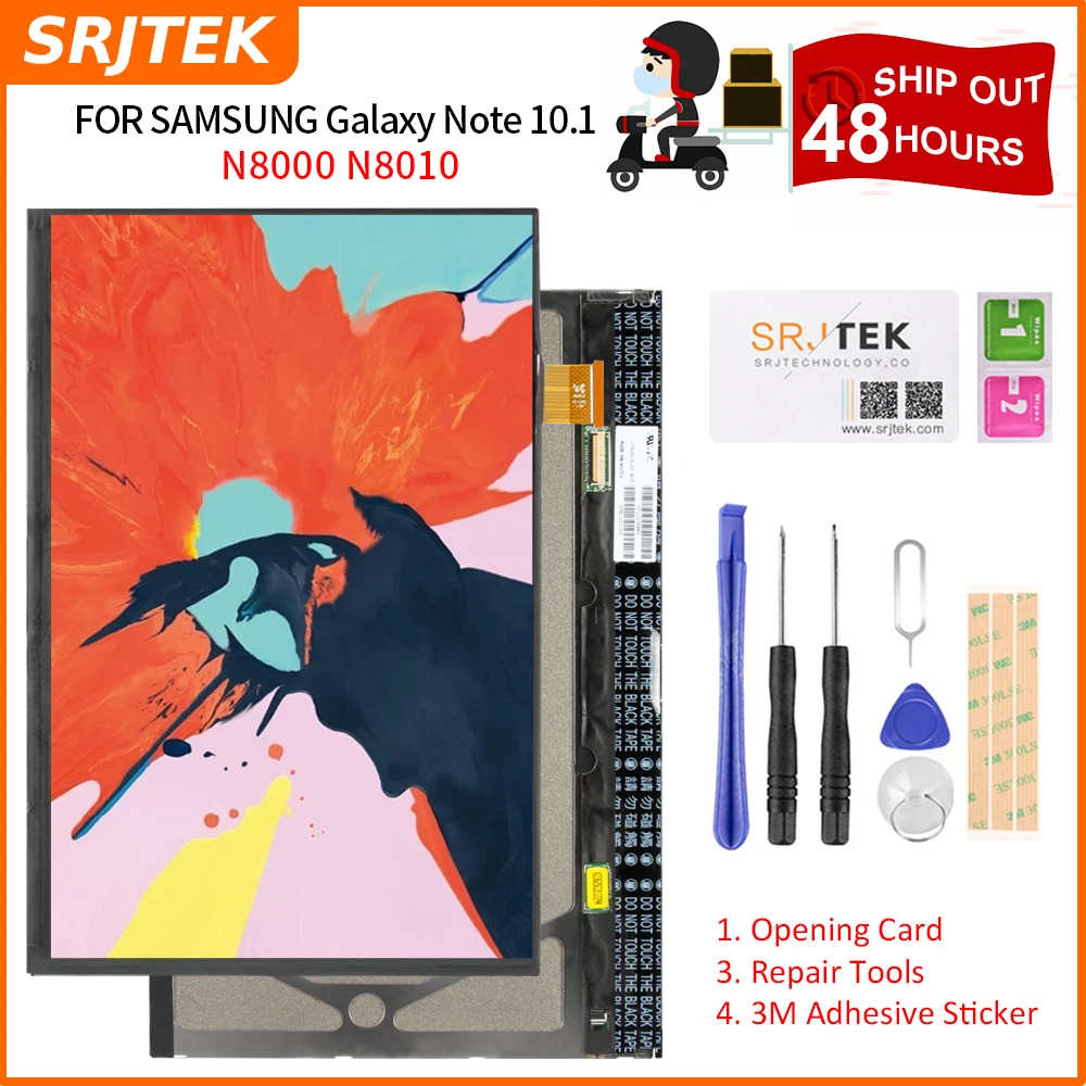 ЖК-дисплей SRJTRK для Samsung Galaxy Note 10 1 N8000 N8010 матричный экран панель планшетный ПК