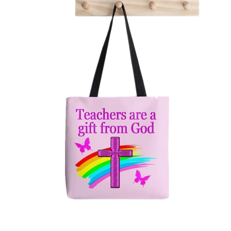 Shopper Awesome Geography Teacher Printed Tote Bag women Harajuku shopper Funny handbag girl Shoulder shopping  Lady Canvas Bag