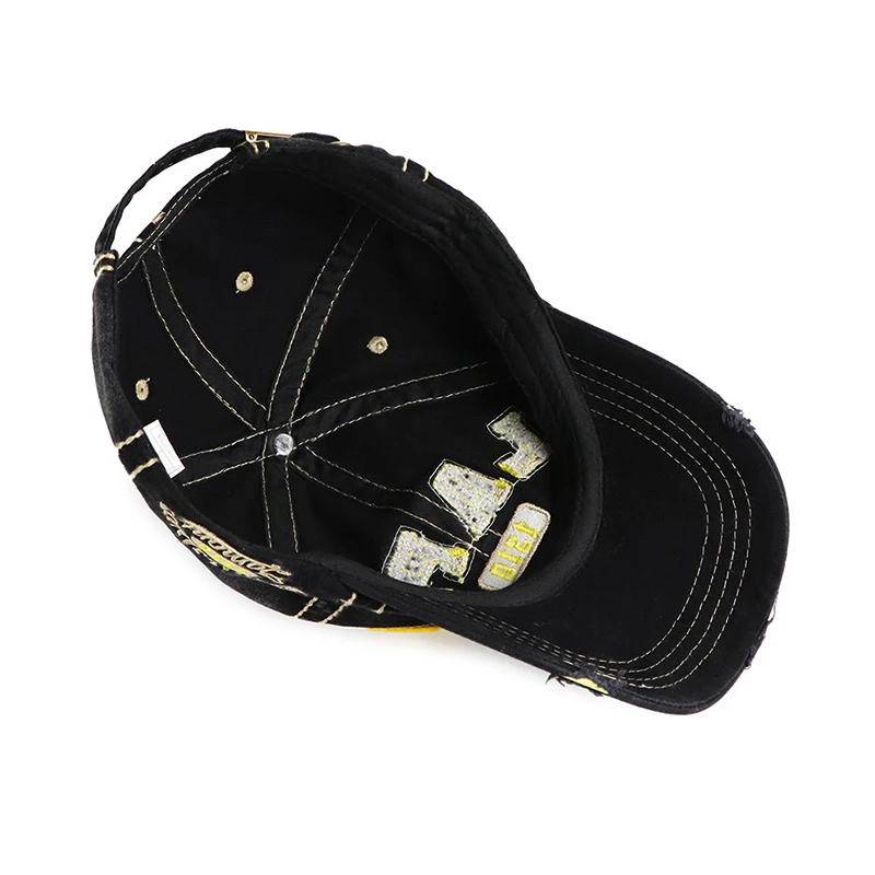 HSSEE autumn winter adult children baseball cap quality cotton letter embroidery adjustable hat fishing cap sports accessories