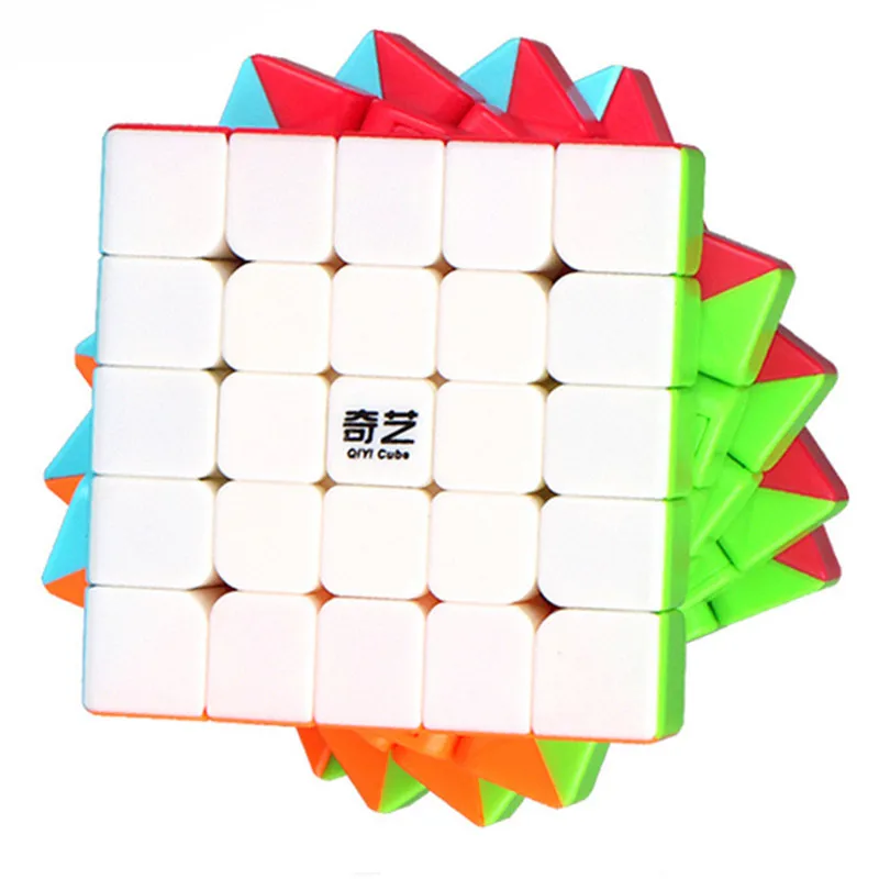 Нео Куб 5x5x5 Cubo Magico Qiyi Qizheng S волшебный куб 5x5 без наклеек кубический антистресс 5 на 5 игрушки для детей Спиннер