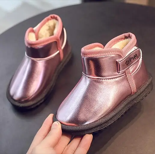 Free Shipping Boots Winter Children's Snow Boots Girls Warm Shoes Baby Toddler Shoes casual Baby Boys Children Boots 8