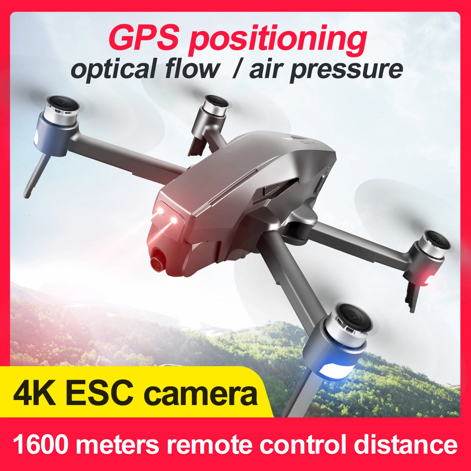 Gps Дрон 4K HD камера 5,8G wifi FPV Квадрокоптер оптический поток следование Профессиональный селфи бесщеточный 25 минут время полета Вертолет