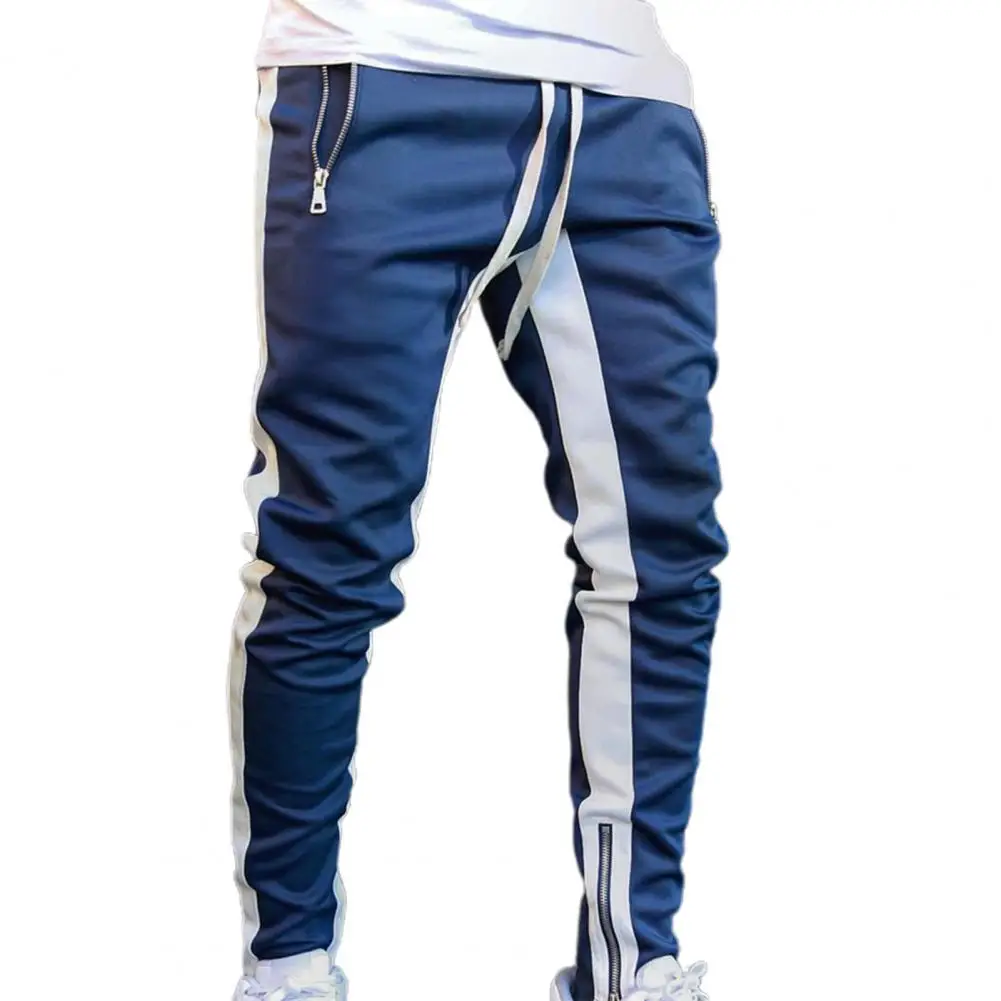 Sports Men Trousers Zipper Great Stitching Men Sweatpants Casual Pants Spring Autumn Joggers Man Pants Fitness sport jogging trousers