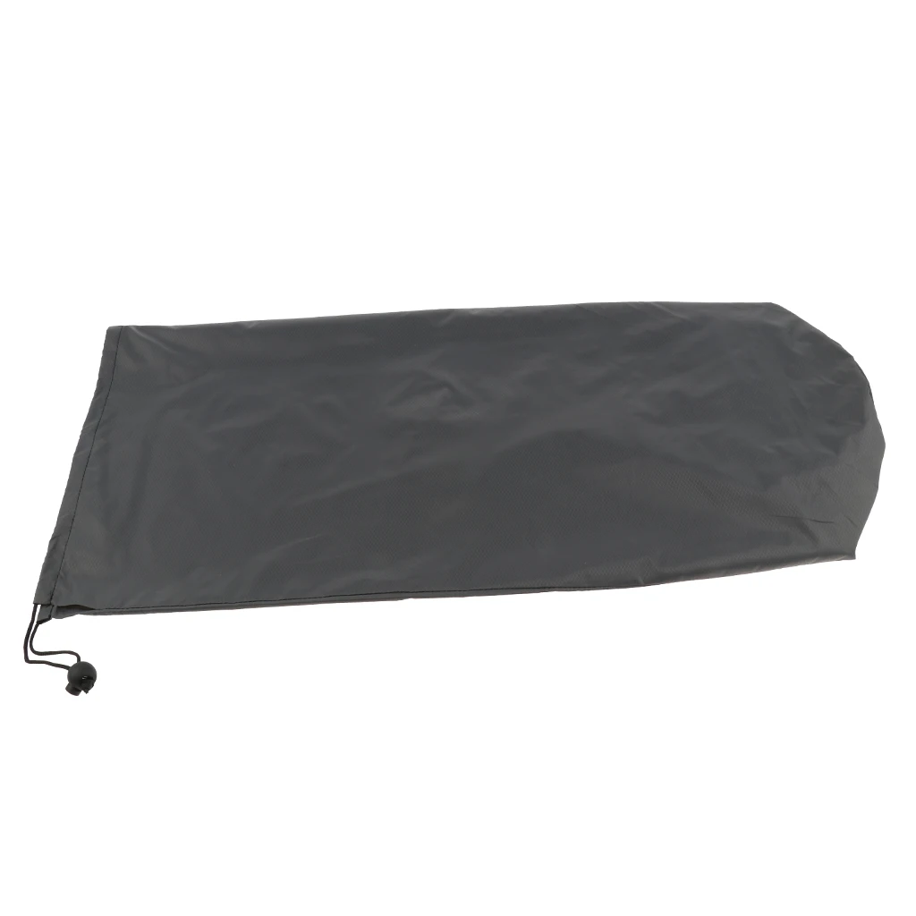 Lightweight Durable Drawstring Stuff Sack Sleeping Pad Mat Blanket Storage Bag for Outdoor Camping Blue/Grey